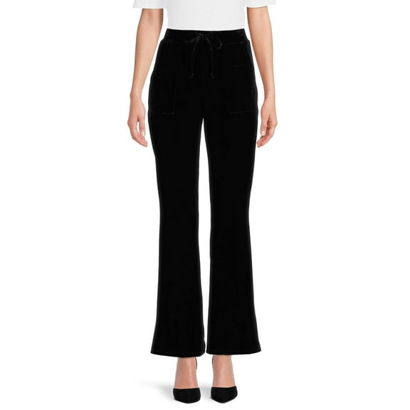 Self Esteem Juniors Flare Leg Velvet Pants