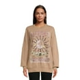 thumbnail image 1 of Self Esteem Juniors' Graphic Pullover Sweatshirt, 1 of 5