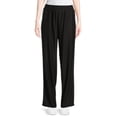 thumbnail image 1 of Self Esteem Juniors Knit Track Pants with Side Striping, 30.25" Inseam, Sizes S-XL, 1 of 6