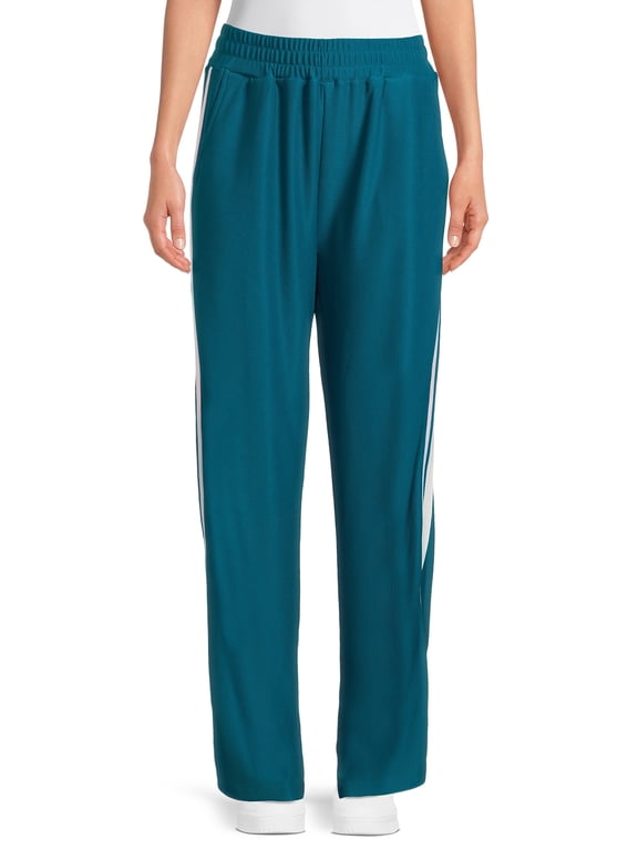 Juniors Knit Track Pants with Side Striping, 30.25" Inseam, Sizes S-XL
