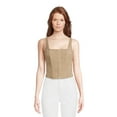 thumbnail image 1 of Self Esteem Juniors’ Lace Square Neck Corset Top, Sizes XS-XL, 1 of 5