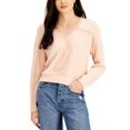thumbnail image 1 of Self Esteem Juniors Lace-Trim V-Neck Top, 1 of 1