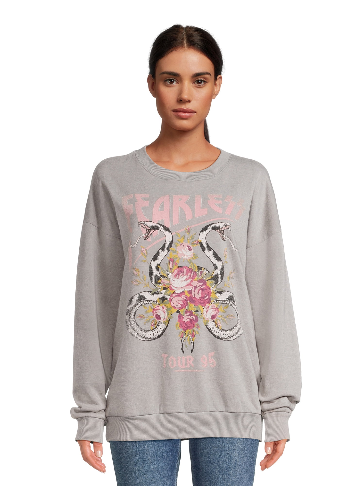 Self Esteem Juniors Mineral Wash Graphic Sweatshirt, Sizes S-XL