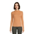 thumbnail image 1 of Self Esteem Juniors Mock Neck Ribbed Top, 1 of 5