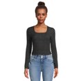 thumbnail image 1 of Self Esteem Juniors Square Neck Henley Top, 1 of 5