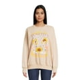 thumbnail image 1 of Self Esteem Juniors Washed Graphic Crewneck Sweatshirt, Sizes S-XL, 1 of 5