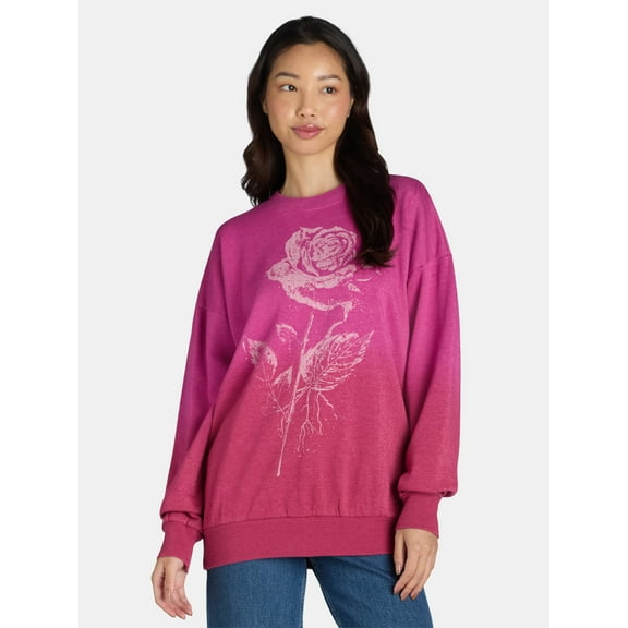 Self Esteem Women’s Mineral Washed Graphic Sweatshirt, Sizes S-XL