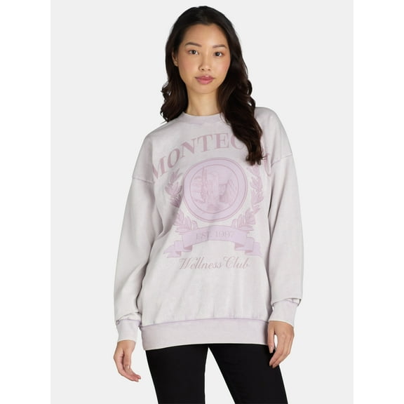 Self Esteem Women’s Mineral Washed Graphic Sweatshirt, Sizes S-XL