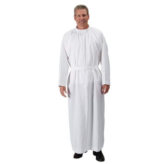 Self Fitting Alb - 65% Poly/35% Cotton , Size - MD