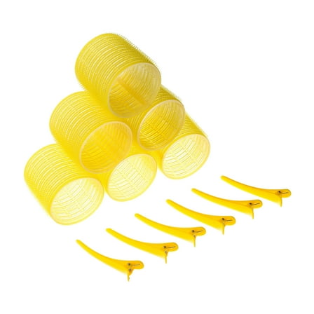 Self Grip Hair Curling Rods Clips For Effortless Airy Hairstyling Character Creation Tool