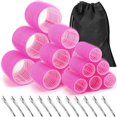 thumbnail image 1 of Self Grip Rollers Hair Curlers 30Pcs Set with 18Pcs Hair Roller 3 Sizes (6 Large Rollers, 6 Medium Rollers and 6 Small Rollers) and 12 Clips for Long Medium Short Hair Volume, 1 of 14