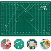 Self Healing Cutting Mat 12" x 18", Double Sided 5-Ply Rotary Craft Cutting Mat for Sewing Crafts Hobby Fabric Precision Scrapbooking Project