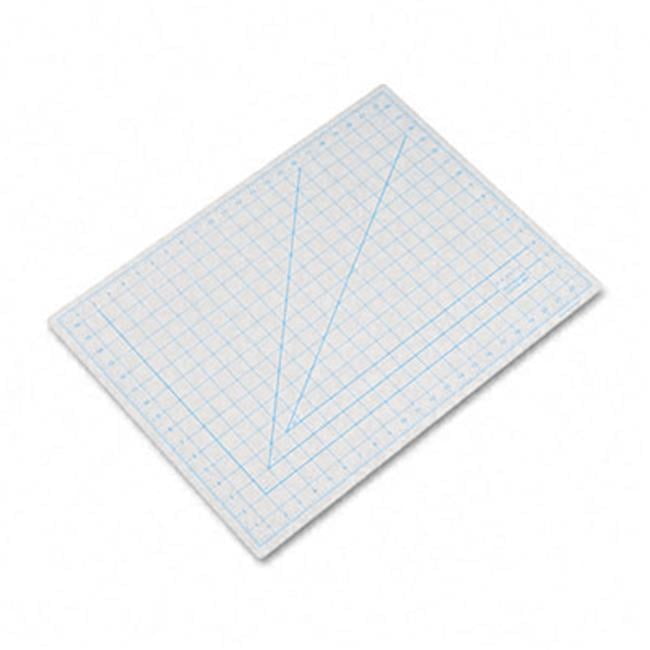 Self-Healing Cutting Mat  Nonslip Bottom  1 Grid  18 x 24  Gray