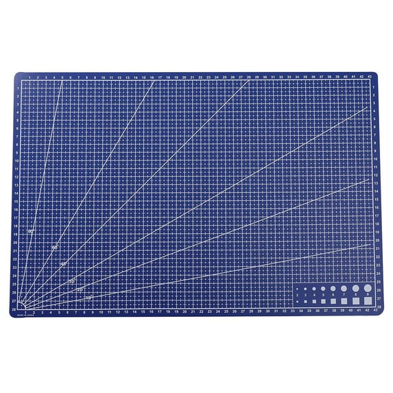 Self Healing Cutting Mat for Sewing, Crafts, Hobby - Double Sided Rotary Mat with Grid Lines for Fabric Precision Scrapbooking Projects, A3/A4/A5 Sizes