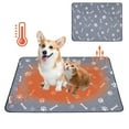 thumbnail image 1 of Self Heating Cat Pad Self Warming Dog Mat Reflects Body Heat Extra Warm Thermal Pet Pad Washable Dog Cat Bed Crate Bed Mat Blanket for Outdoor and Indoor Pet Non Slip Bottom, 1 of 5