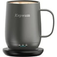 thumbnail image 1 of Self Heating Coffee Mug T2, 16oz Smart Heated Coffee Mug, 150 Min Battery Life - Hot up to 149℉ Temperature Control Coffee Mug Warmer, Gifts for Dad Mom (No APP), 1 of 5