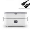 thumbnail image 1 of Self Heating Lunch Box Cordless, Cordless Lunch Box with 1L, 158°F Heat, 16000mAh echargeable Battery Powered Food Warmer for Work, Self Heating for Office, Car, and Outdoor Use(White), 1 of 9