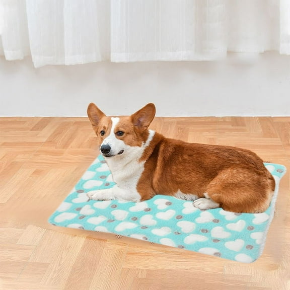 Self Heating Pet Mat for Cats and Dogs | Thickened Fleece Warming Pad | Machine Washable | Noiseless Design | 19.68 x 15.74 Inches | Ideal for Kittens, Puppies & Elderly Pets | 1 Piece