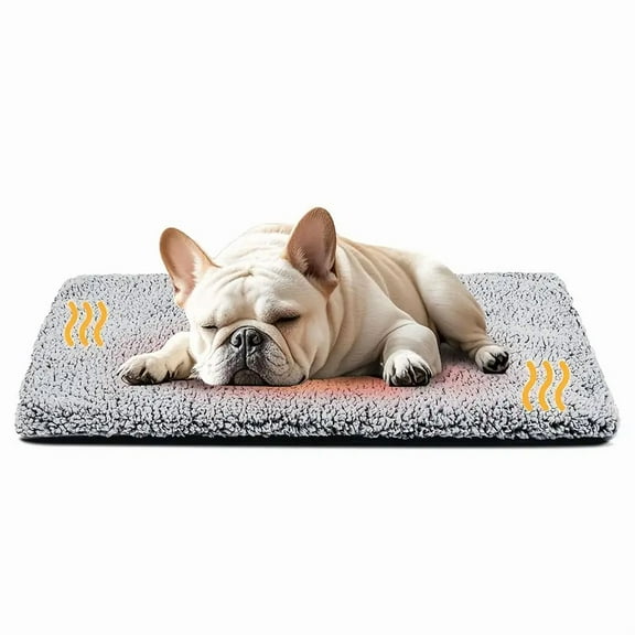 Self-Heating Pet Pad Blanket for Dogs Cats, No Electricity Thermal Mat with Anti-Slip Bottom, Warm Cushion for Puppy Kitten Pets