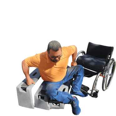 Self Help Fall Assist Patient Lift | Get up from Floor to Sit or Stand | Wheelchair Transfer Aid | Disabled Floor Recovery (Graystone)