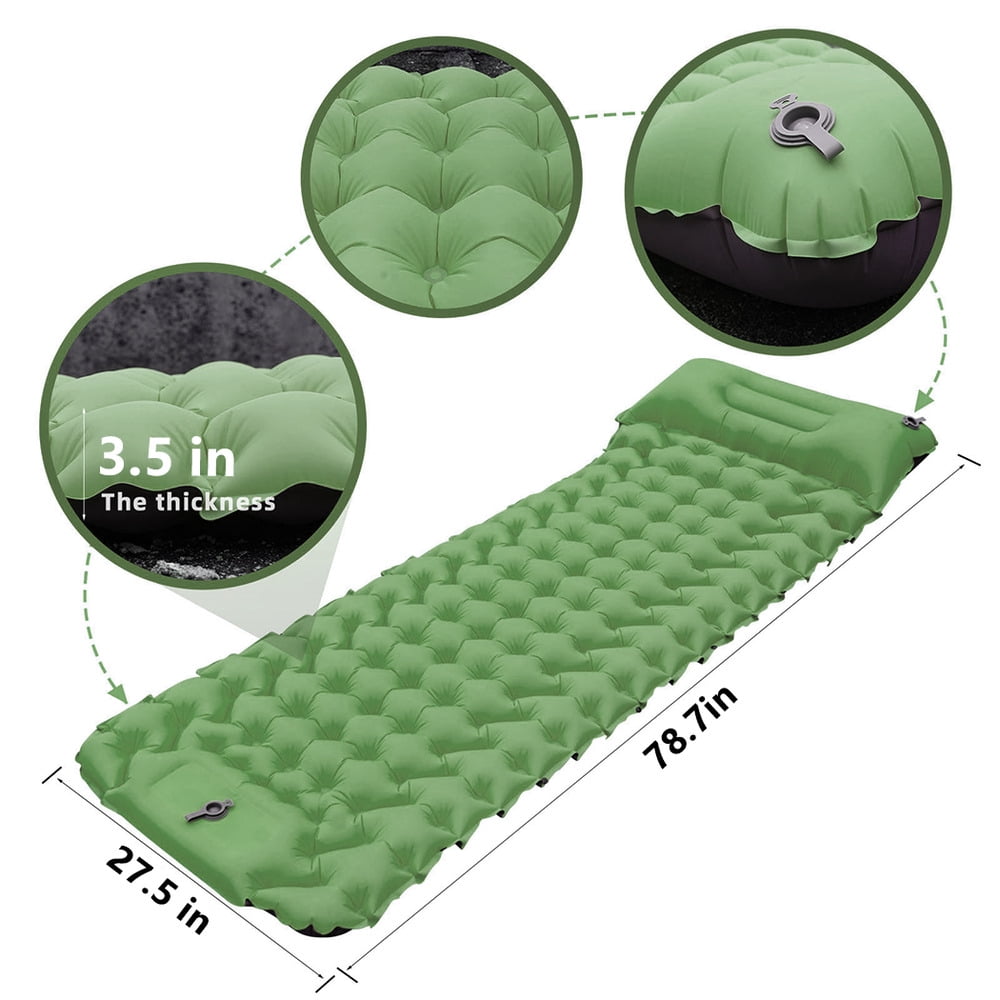 Self Inflating Camping Mat Sleeping Mat Portable Air Mattress Single