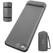 Self-Inflating Sleeping Pad for Camping, 3" Ultra-Thick Outdoor Camping Mat with Pillow & 9.5 R-Value, Insulated All-Season Foam Camping Mattress for Camping Tr