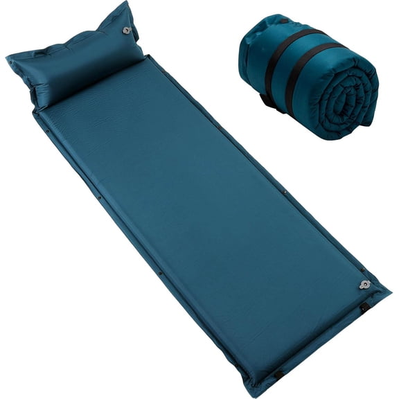 Self Inflating Sleeping Pad, Lightweight Inflatable Camping Mattress, Insulated Foam Sleeping Mat for Camping, Backpacking, Tent, Hammock