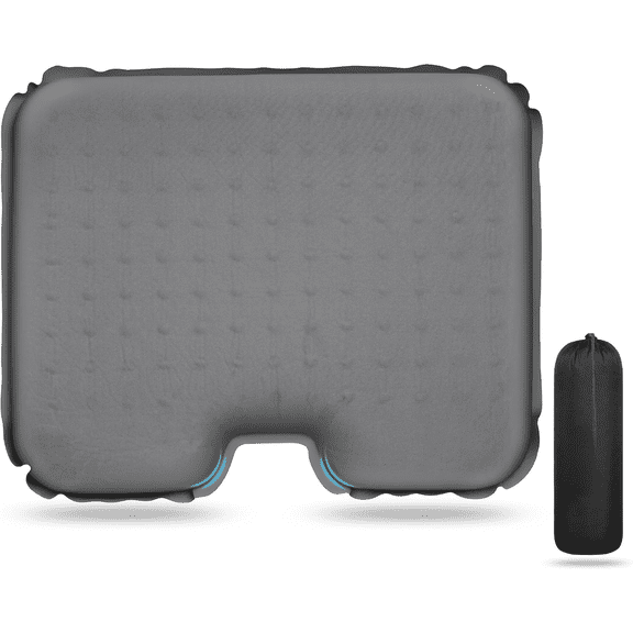 Self-Inflating Stadium Seat Cushion, Waterproof & Lightweight Inflatable Seat Cushion for Airplane Seat Travel Bleacher Camping, High Density Foam Blow up Sitting Pad for Backpacking