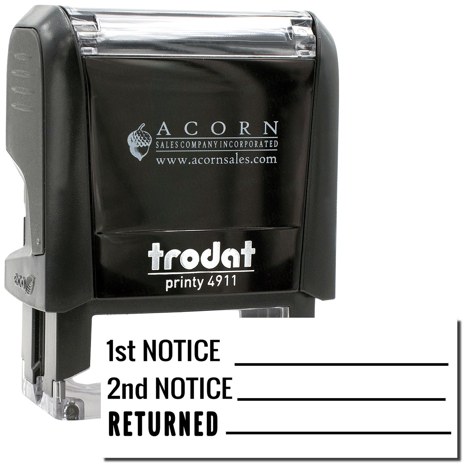 Self-Inking 1st 2nd Notice Returned Stamp, Trodat Printy 4911, Press ...