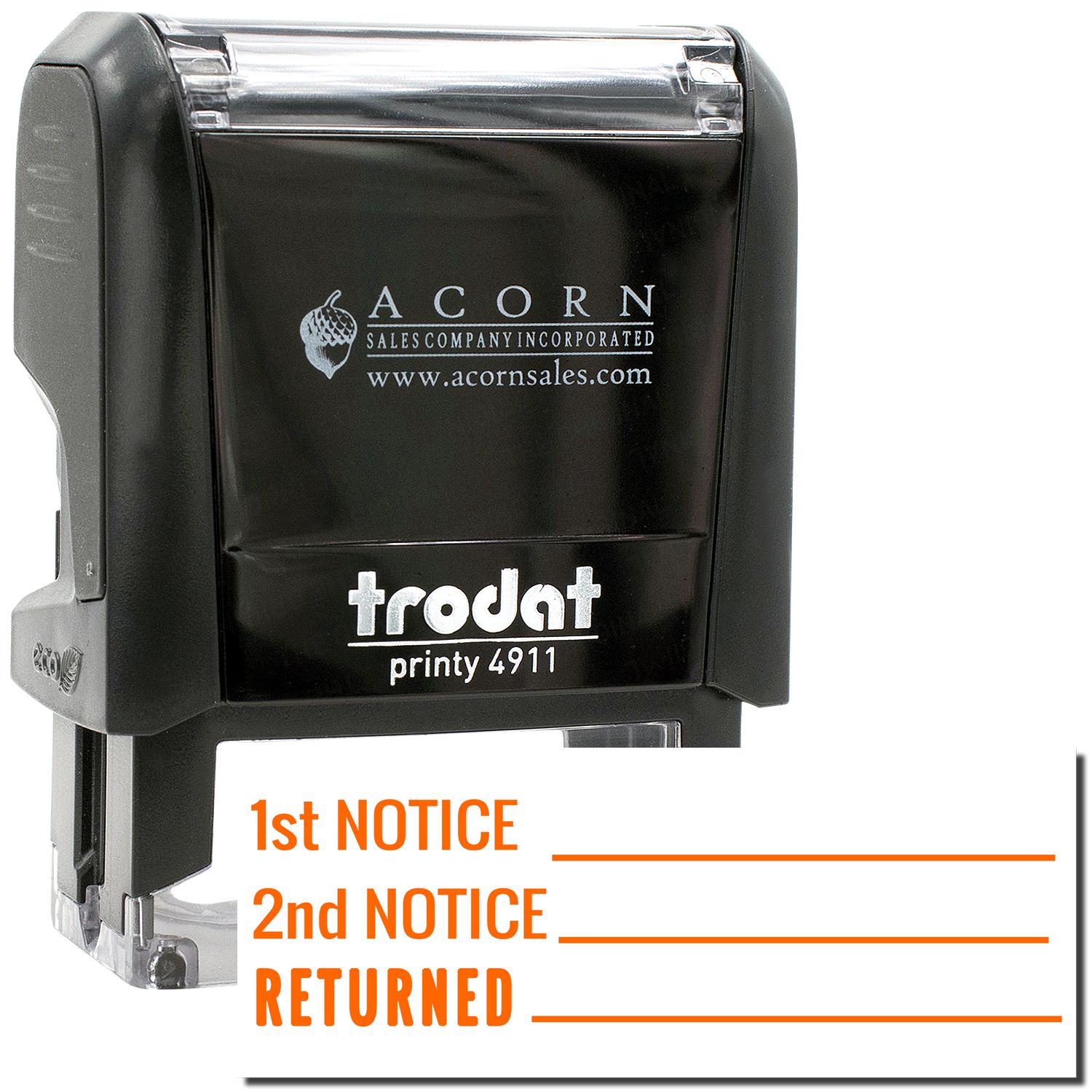 Self-Inking 1st 2nd Notice Returned Stamp, Trodat Printy 4911, Press ...
