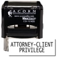 thumbnail image 1 of Self-Inking Attorney-Client Privilege Stamp with Yellow Ink, 1 of 4