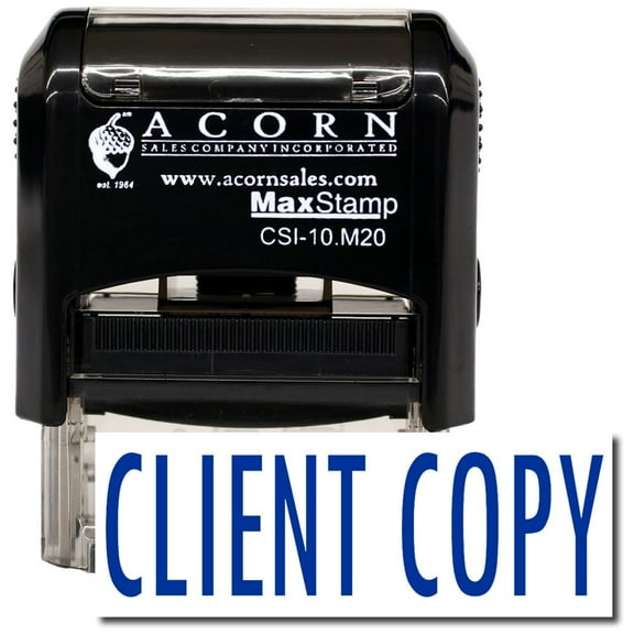 Self-Inking Client Copy Stamp