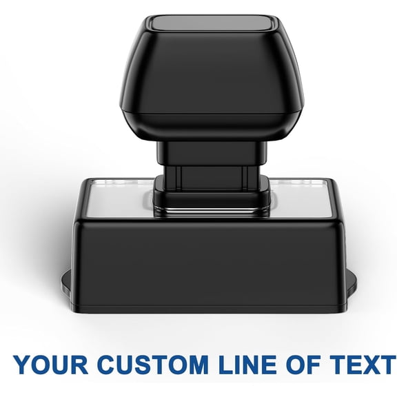 Self Inking Custom Name Stamp - Personalized 1 Line Stamp for Office, Teacher, Business Label with Clear, Consistent Impressions & Effortless Stamping