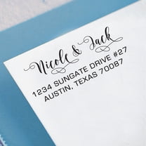 Self Inking Custom Return Address Stamp Personalized Rubber Stamp Proposal Gift Idea