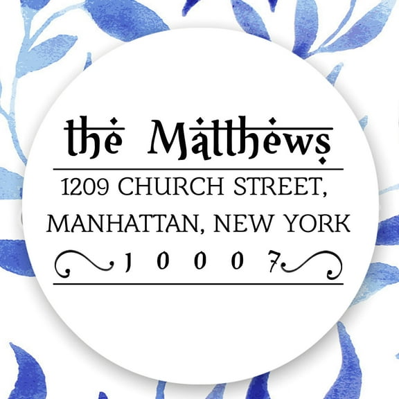 Self Inking Custom Rubber Stamp Arabic Style Personalized Family Address Stamper Desk Accessory