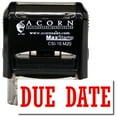 thumbnail image 1 of Self-Inking Due Date Stamp with Burgundy Ink, 1 of 4