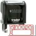 thumbnail image 1 of Self-Inking Entered with Date Box Stamp, Trodat Printy 4911, Press and Print Stamping, Impression Size 5/8" x 1-1/2", Up to 10,000 Impressions - Red Ink, 1 of 10