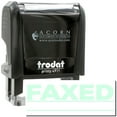thumbnail image 1 of Self-Inking Faxed with Line Stamp, Trodat Printy 4911, Press and Print Stamping, Impression Size 5/8" x 1-1/2", Up to 10,000 Impressions - Mint Green Ink, 1 of 10
