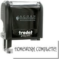 thumbnail image 1 of Self-Inking Homework Complete Stamp, Trodat Printy 4911, Press and Print Stamping, Impression Size 5/8" x 1-1/2", Up to 10,000 Impressions - Black Ink, 1 of 10