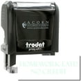 thumbnail image 1 of Self-Inking Homework Late No Credit Stamp, Trodat Printy 4911, Press and Print Stamping, Impression Size 5/8" x 1-1/2", Up to 10,000 Impressions - Mint Green Ink, 1 of 10
