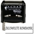 thumbnail image 1 of Self-Inking Incomplete Homework Stamp, 1 of 4
