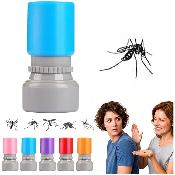 Self-Inking Mosquito Smack Prank Stamp,Realistic Fake Bug Trick Prop,Funny Gag Insect Stamper for Friends and Family,Pre-Inked Novelty Gift, Live and Dead Imprints,Craft Realistic Bug Patterns