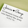 thumbnail image 1 of Self Inking Return Address Rubber Stamp Personalized Custom Wedding Stamp Proposal Gift Idea, 1 of 1