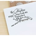 thumbnail image 1 of Self Inking Return Address Rubber Stamp Personalized Gift Alaska State Map Stamp, 1 of 1