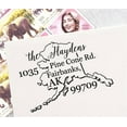 thumbnail image 1 of Self Inking Return Address Rubber Stamp Personalized Gift Alaska State Map Stamp, 1 of 1