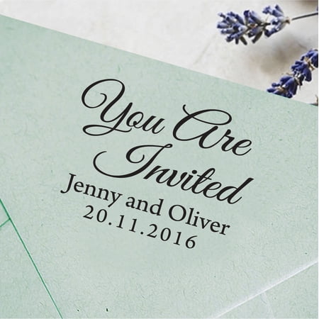 Self Inking Return Address Stamp Personalized Custom Invitation Stamp