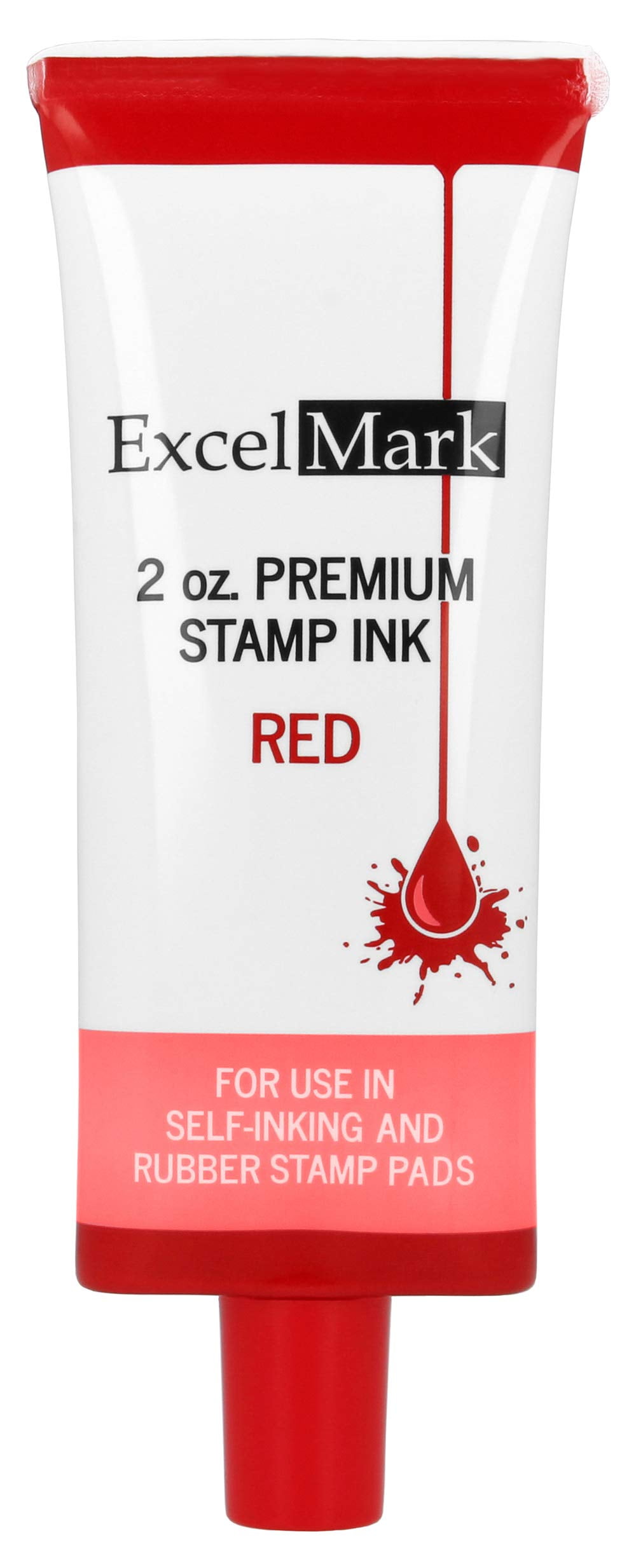 Self Inking Stamp Refill Ink 2 oz. Red Ink