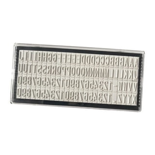 2 sets of Polymer Clay Letter Stamps Mini Alphabet Number Letter Stamp DIY  Craft Tool 