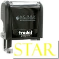 thumbnail image 1 of Self-Inking Star Stamp, Trodat Printy 4911, Press and Print Stamping, Impression Size 5/8" x 1-1/2", Up to 10,000 Impressions - Yellow Ink, 1 of 10