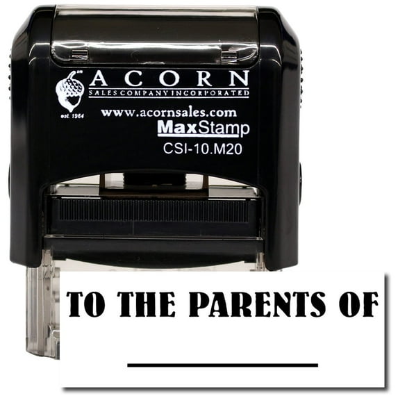 Self-Inking To The Parents Of Stamp